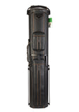 Open Box, ASKA Hard 3x5 Pool Cue Case, Holds Up to 3 Butts and 5 Shafts, 3B5S Black, C35P01