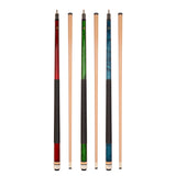 Set of 3 Aska L2 Billiard Pool Cues, 58" Hard Rock Canadian Maple, 13mm Leather Tip, Mixed Weights, L2S3