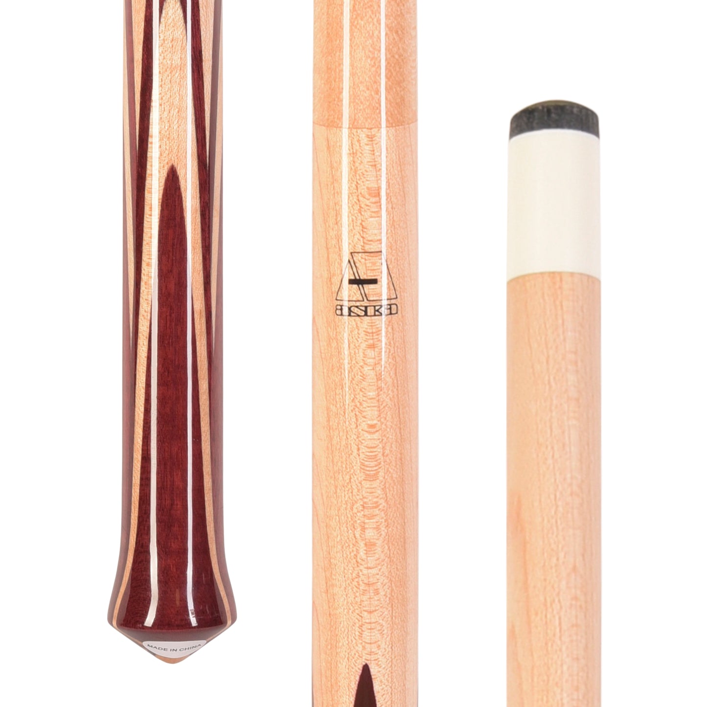 ASKA Jump Cue JC01 Purpleheart Butterfly, Hard Rock Canadian Maple, 29-Inches Shaft, Quick Release Joint
