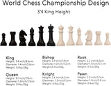 Championship Set Full Official Tournament Extra Queens Unique Sets for Kids and Adults Board Game Weighted Pieces (Extra Queens) for 2 players