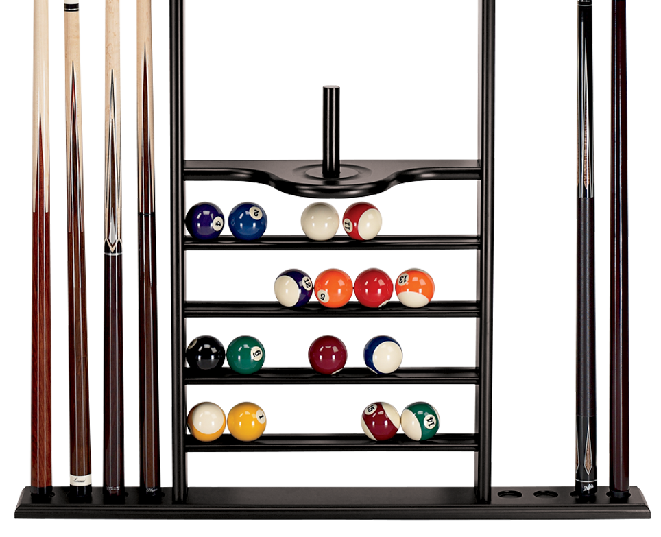 7-Cue Wall Rack (Black) (CR10BK)