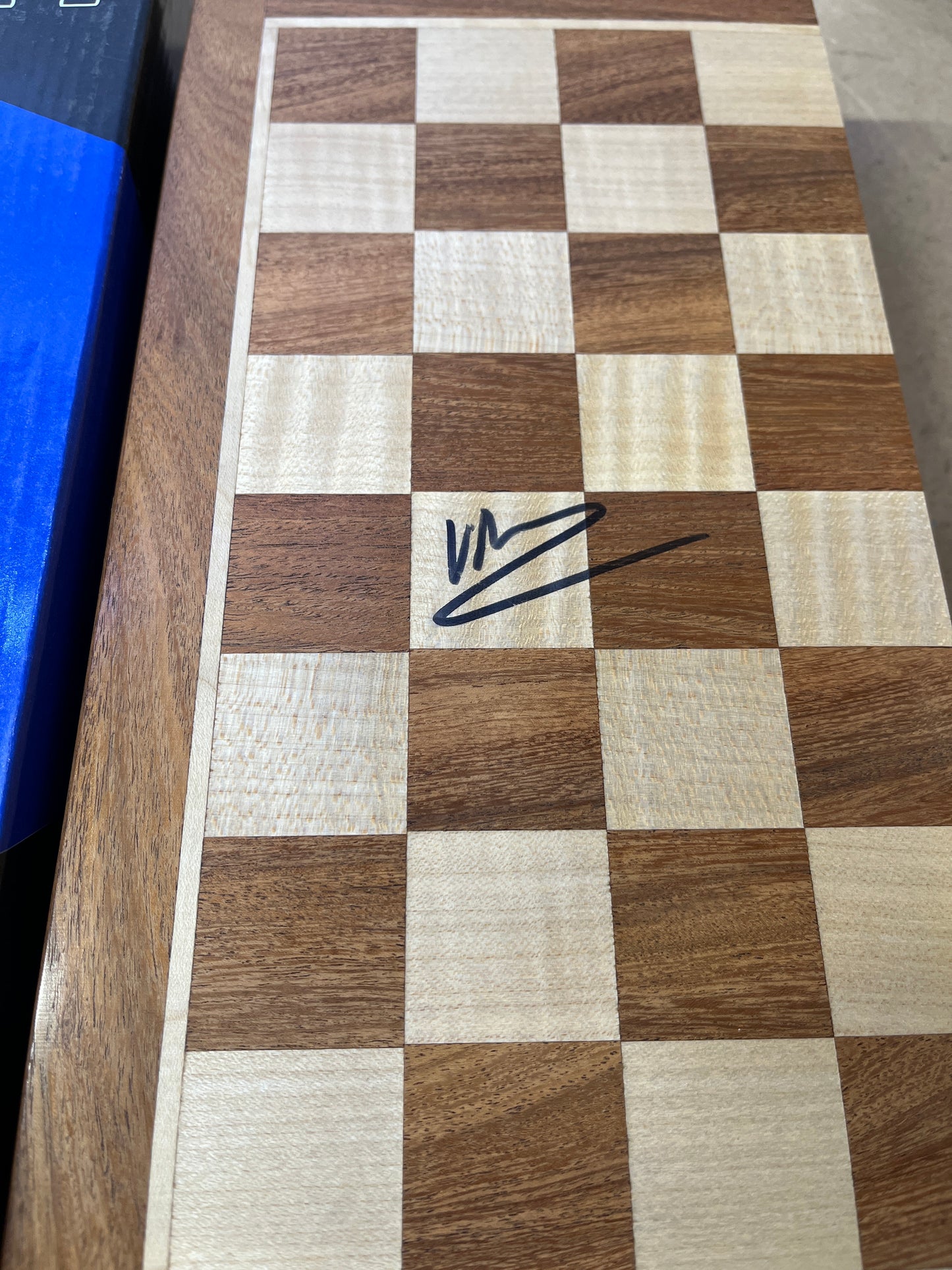 World Chess Travel Chess Set Signed by Vishy Anand (#1)