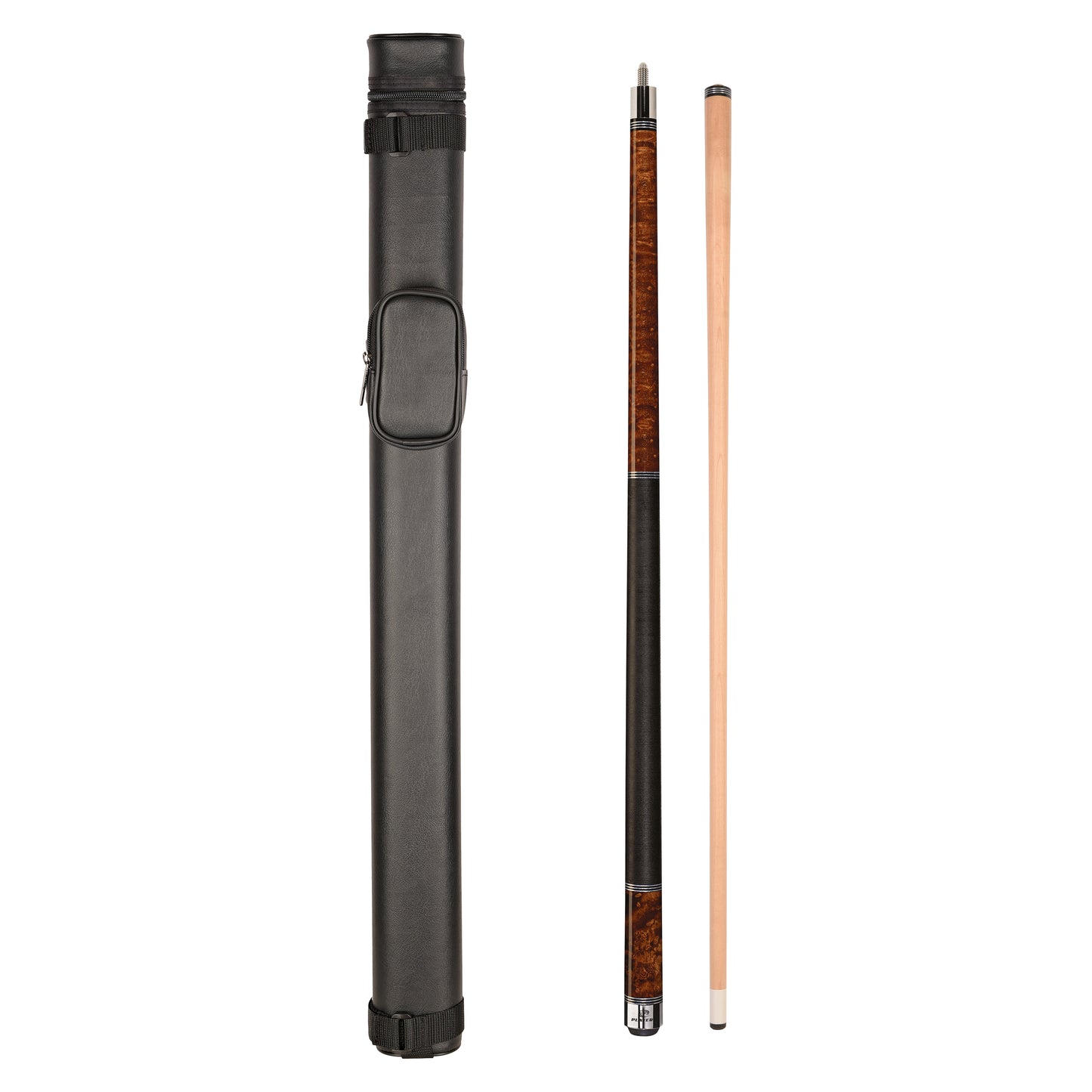 ASKA C950 players cue stick with a black case and separate cue shaft. C950COMBO