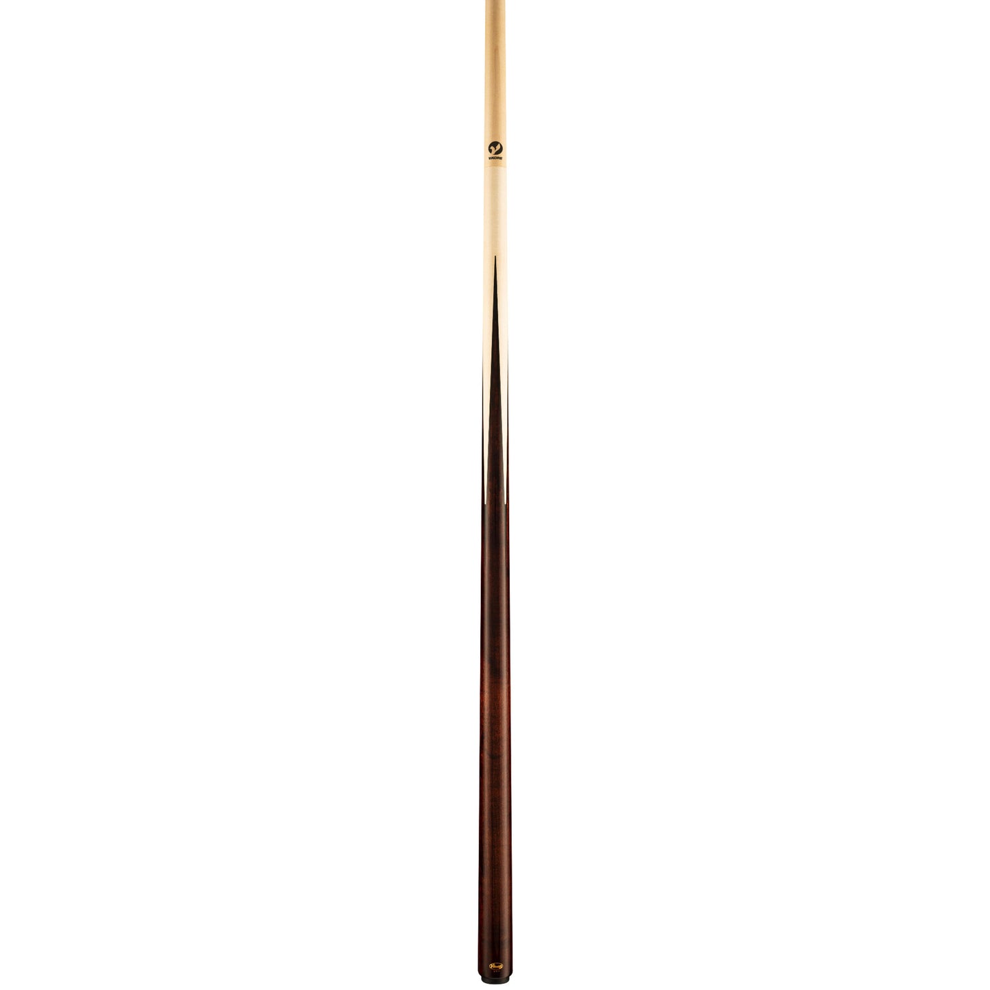 Full view of the Impero IM0205 pool cue stick from shaft to butt.