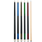 ASKA Set of 5 Pool Cue Sticks 58", 2-Piece Construction, 5/16x18 Joint, Hard Rock Canadian Maple,  L1S5