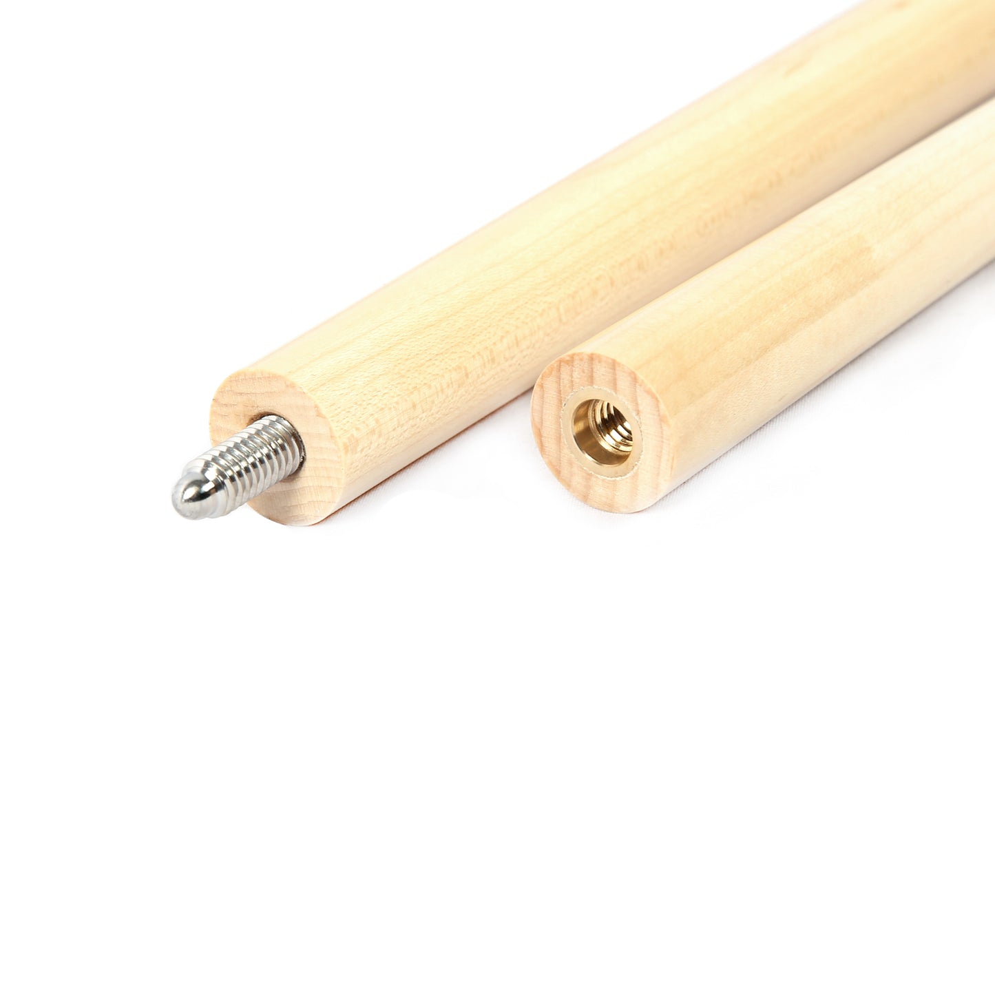 Set of 5 Aska SP1 Malaswood Sneaky Pete Billiard Pool Cue Sticks, 58" Hard Rock Canadian Maple, 13mm Hard Le Pro Tip, 2-Piece Construction. SP1S5