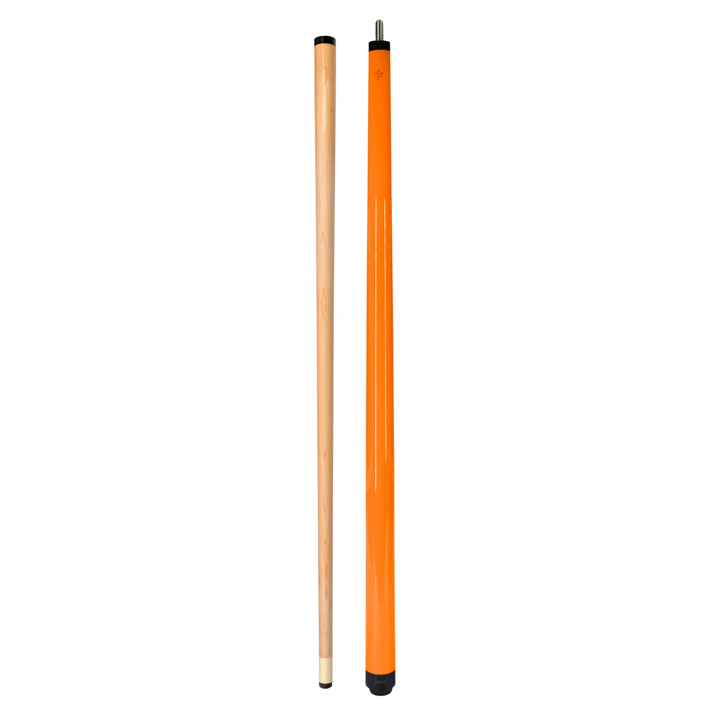 ASKA Short Pool Cue Blaze Orange 52" Stick, SWP52O