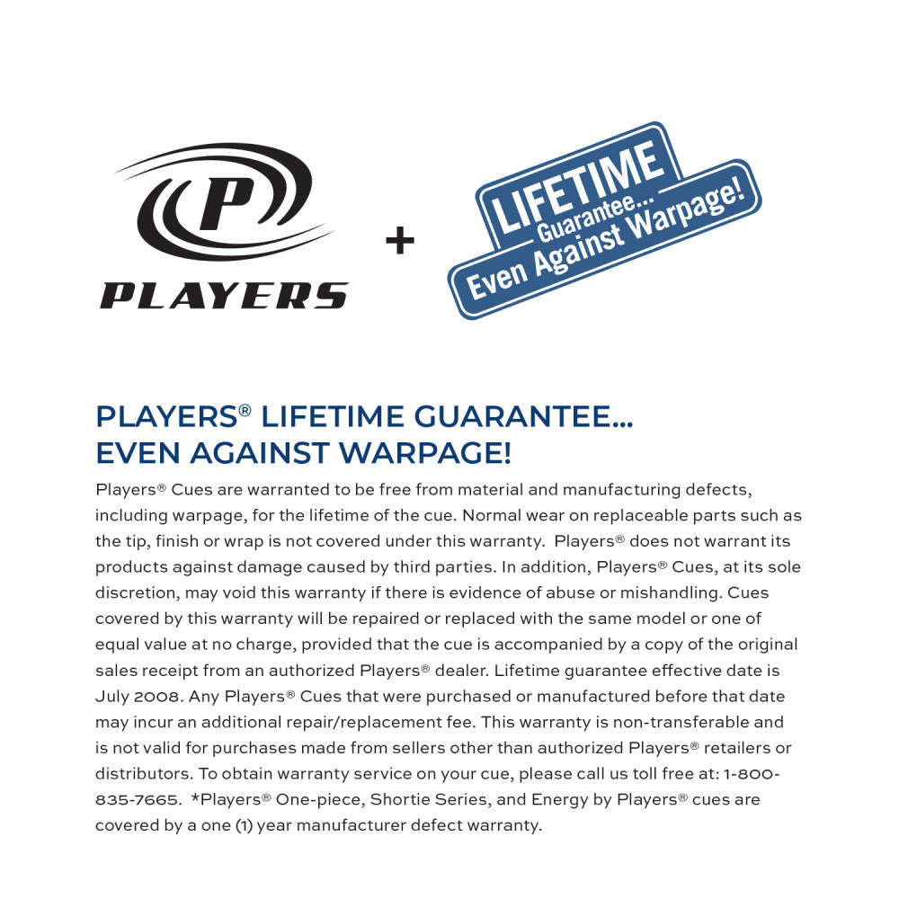 Infographic detailing the Lifetime Guarantee against warpage.