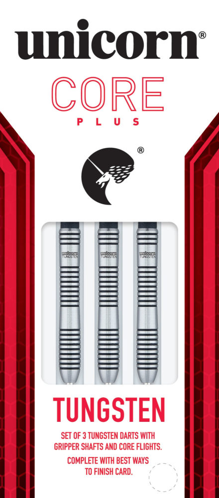 Unicorn Core Plus Tungsten Style 2 Steel Tip Dart - 80% Tungsten — view 5