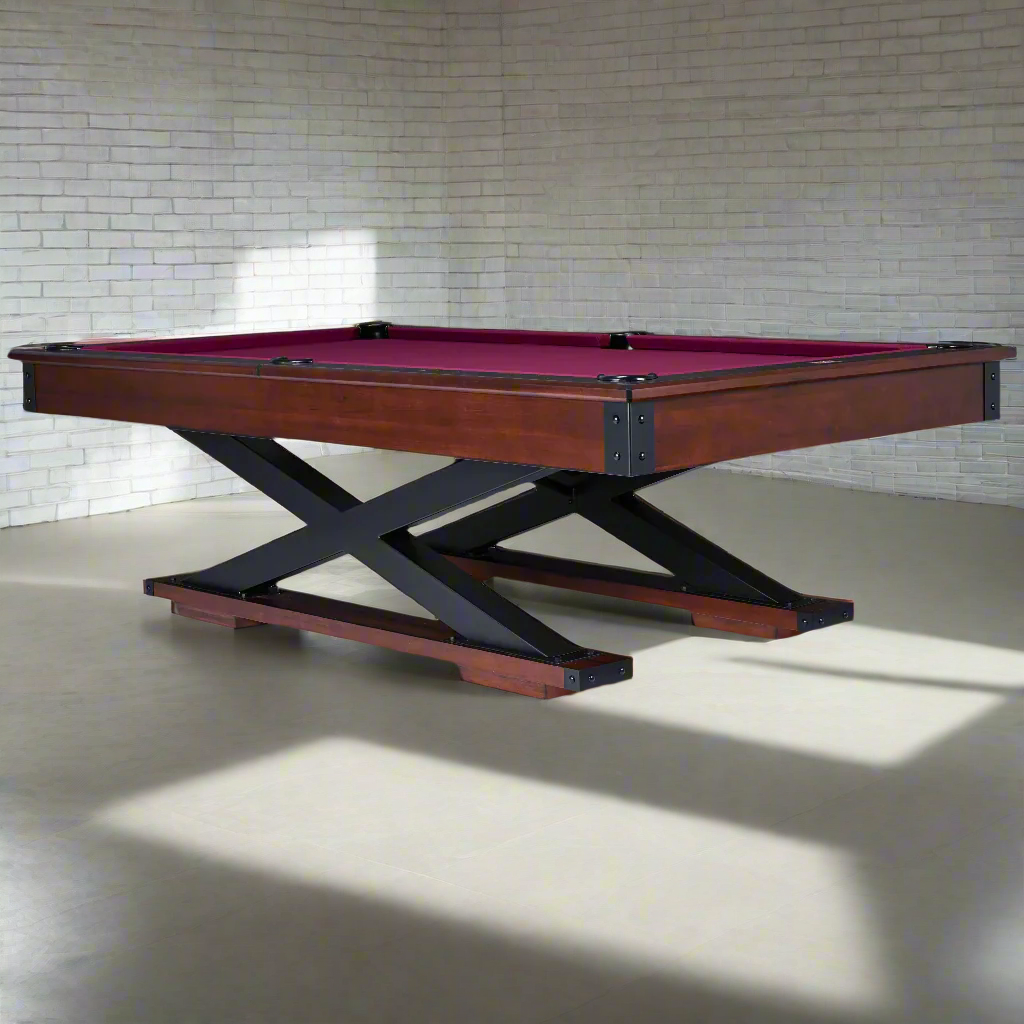 Quest 8' Pool Table (Navajo) (QUESTNVMERLOT-DTCKIT)