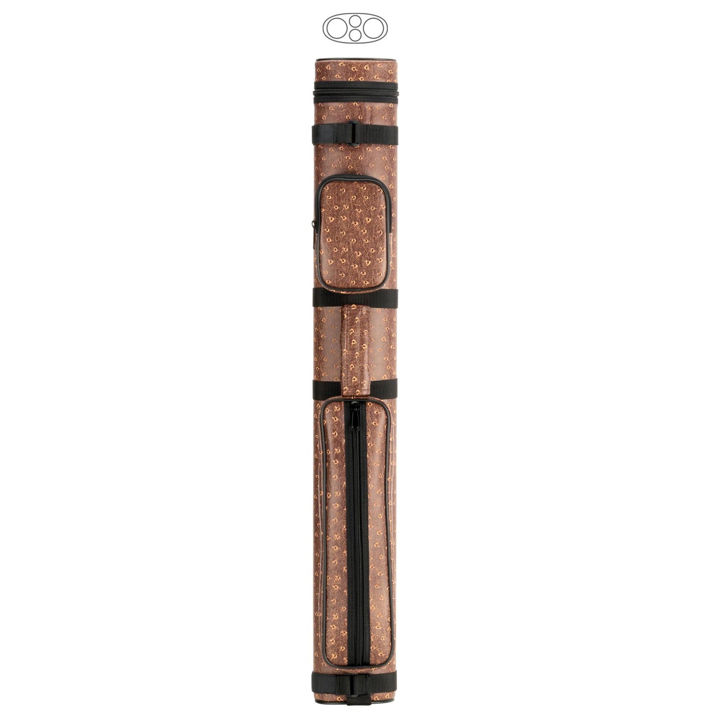 McDermott 2x2 Oval Hard Case - Brown