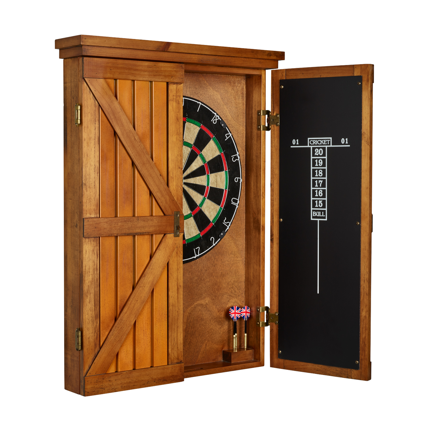 Turnberry Dartboard Cabinet (Reclaimed Rustic) (E300819)