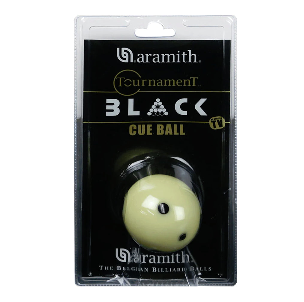 Aramith Tournament Black Cue Ball in packaging GCBPR05726PNOBLI2