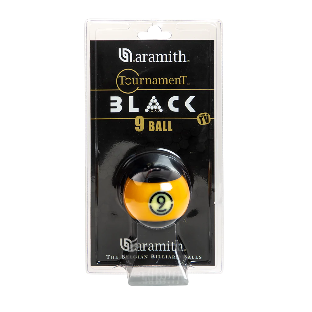 Aramith 2-1/4" #09 Ball Duramith 57.2MM TV Black Blister Pack