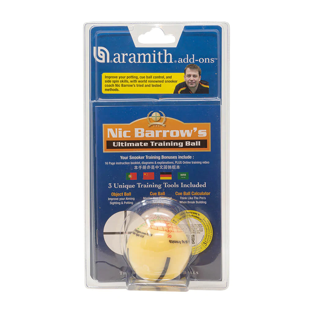 Aramith Nick Barrows 2-1/16" Training Snooker Cue Ball, AR