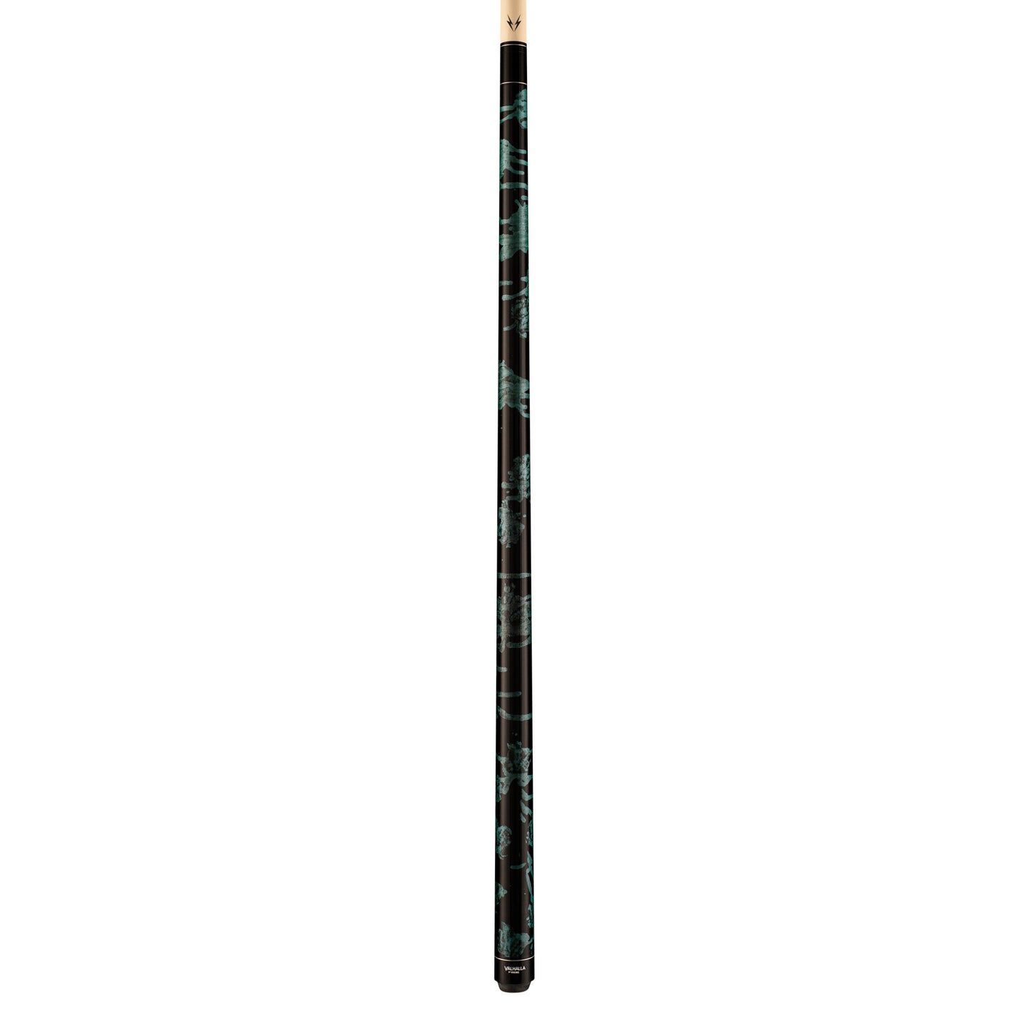 Valhalla Teal Marble Paint Hard Rock Maple Pool Cue with Linen Wrap (VA214) billiard pool cue stick by ASKA