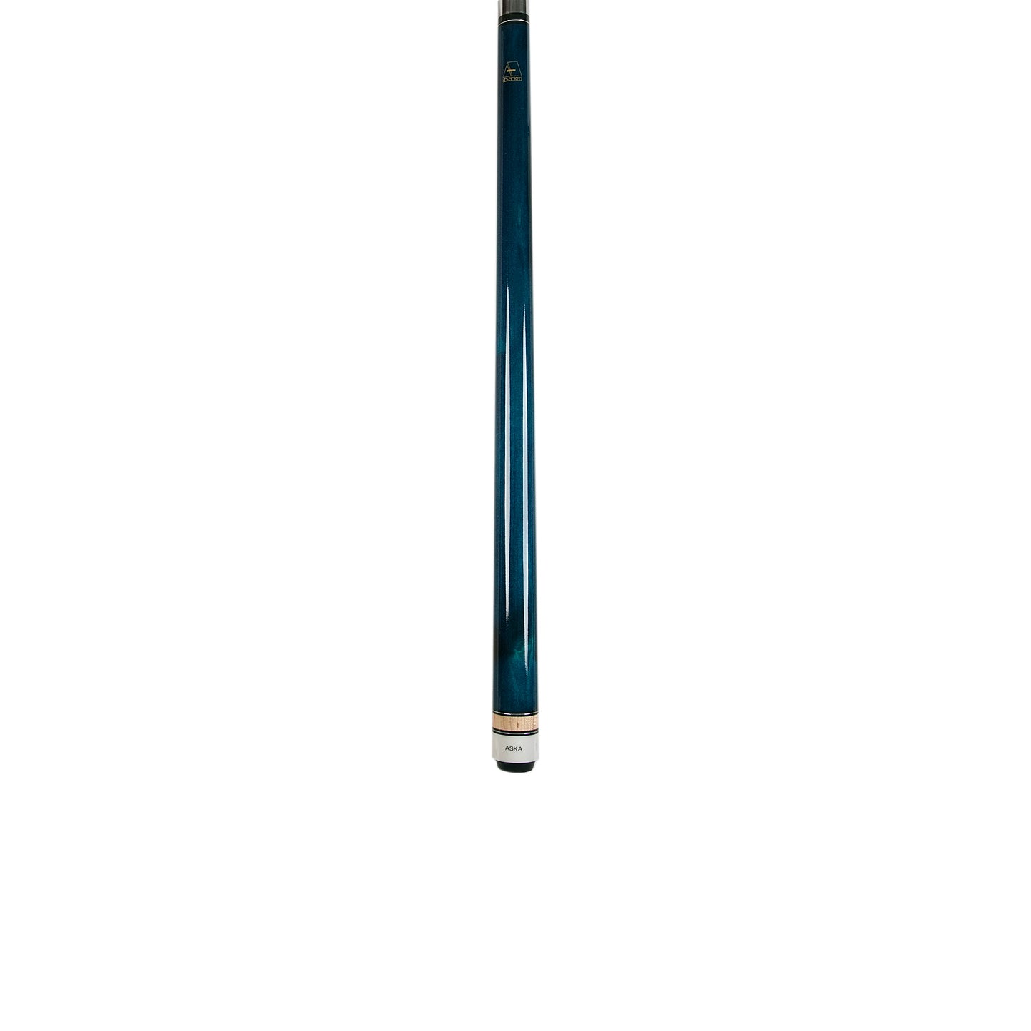 ASKA Blue 42" Short Pool Cue – 13.5 oz, Maple Shaft, 13mm Tip, 5/16x18 Joint, Wrapless (LCSN42) billiard pool cue stick by ASKA