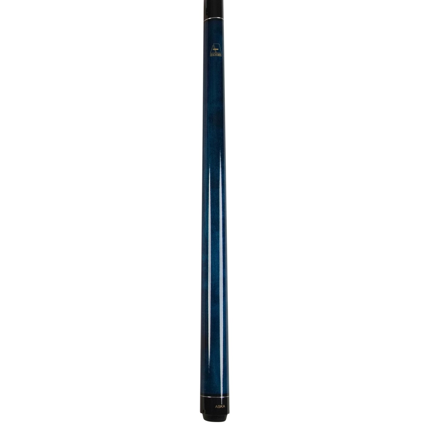 ASKA Blue 36" Short Pool Cue – 12.5 oz, Maple Shaft, 13mm Tip, 5/16x18 Joint, Wrapless (LECN36) billiard pool cue stick by ASKA