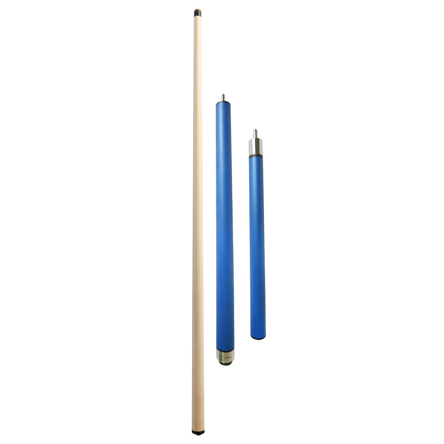 ASKA Heavy Hitter Jump Break Cue Stick JBCHH-BL, 3pc Cue, Jump/Break Cue. 14-mm Tip, Hard Rock Canadian Maple Shaft