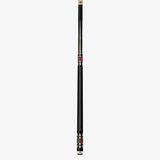 PureX HXT95 Pool Cue Stick - Low Deflection Technology Midnight Black with Weave Point & Cocobolo Design, Kamui Black Soft 12.75mm Tip