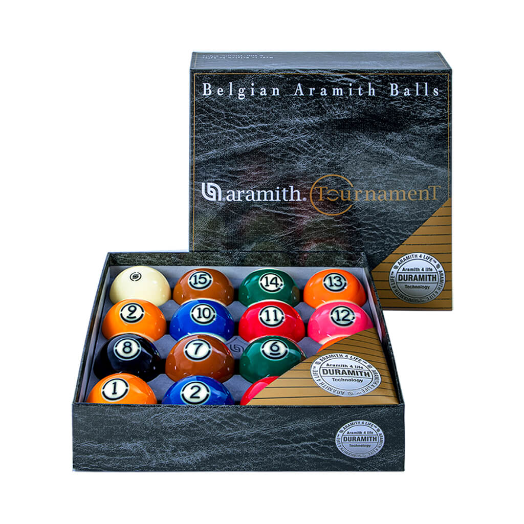 Aramith Tournament TV Duramith Billiard Ball Set, 2-1/4
