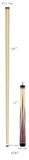 ASKA Jump Cue JC07, Hard Rock Canadian Maple, 29-Inches Shaft, Quick Release Joint