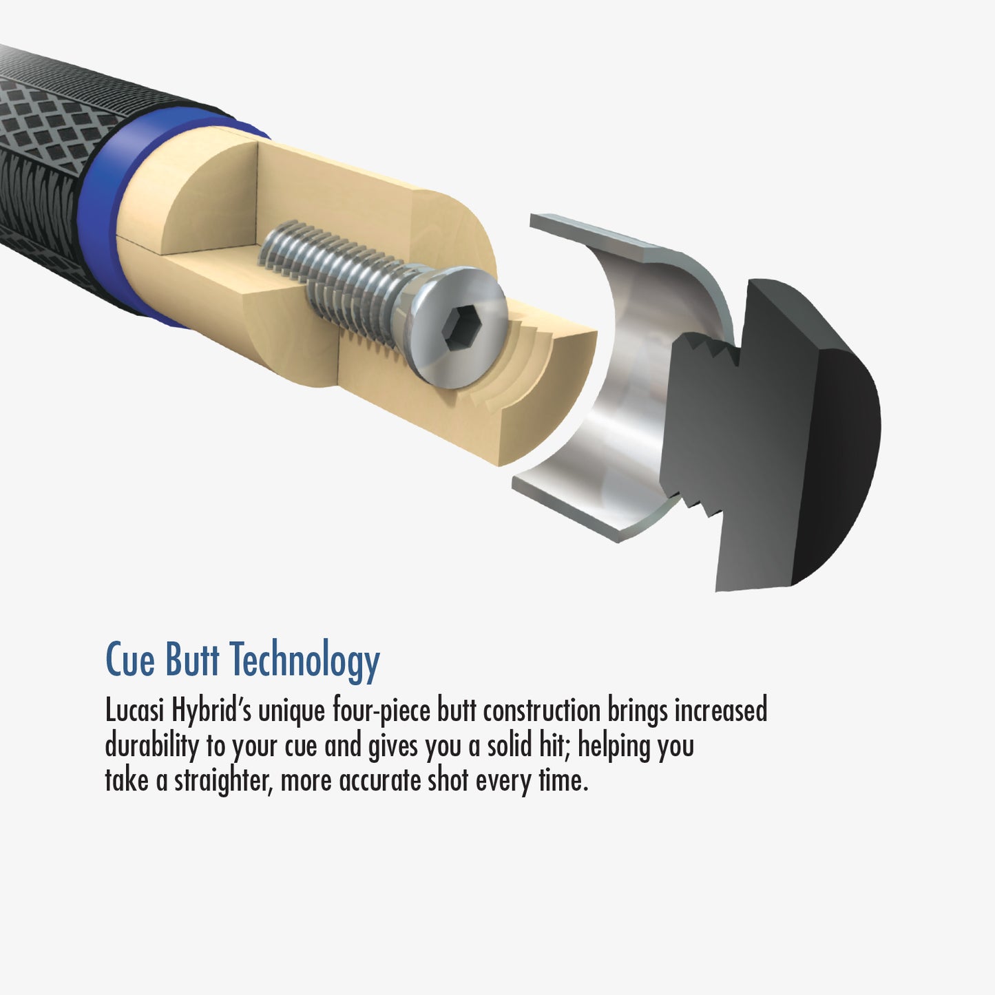 LHC80 Lucasi Hybrid® Pool Cue