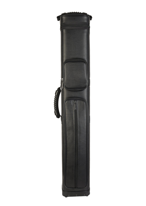ASKA Hard 4x8 Pool Cue Case, C48, black, front view