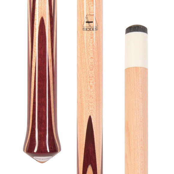 ASKA Jump Cue JC01 Purpleheart Butterfly, Hard Rock Canadian Maple, 29-Inches Shaft, Quick Release Joint