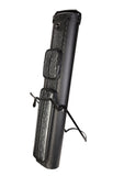 ASKA Hard 4x8 Pool Cue Case, Holds Up to 4 Butts and 8 Shafts, 4B8S Black, C48P11