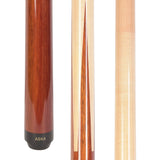 Aska SP Exotic Wood Sneaky Pete Billiard Pool Cue Sticks, 58", Maple Spliced Exotic Wood, 13mm Tip, 2-Piece Construction. SP