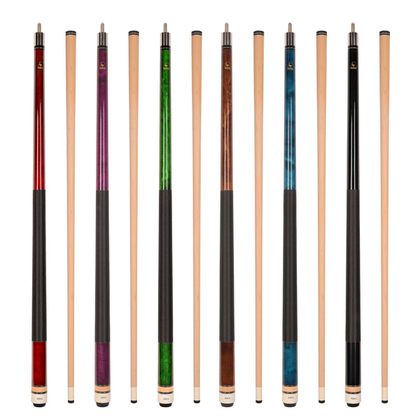 ASKA L2 billiard cues in with shafts. L2S6
