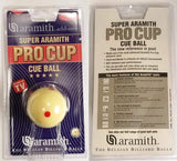 Open Box Aramith 2-1/16" Regulation Size Billiard/Pool Ball, Super Aramith Pro Cup Cue Ball with 6 Red Dots