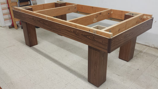 ASKA Dufferin 8-foot pool table frame without slate or felt