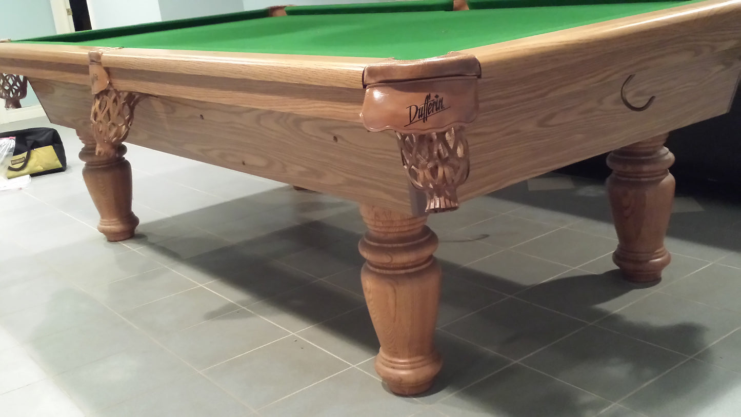 Dufferin Anniversary 8-Foot Pool Table | Preowned Smokey Oak Billiard