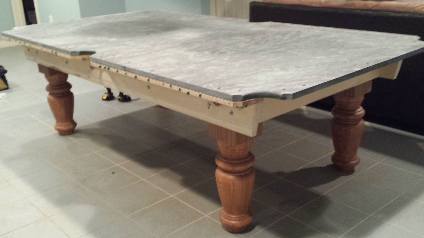 Dufferin Anniversary 8-Foot Pool Table | Preowned Smokey Oak Billiard