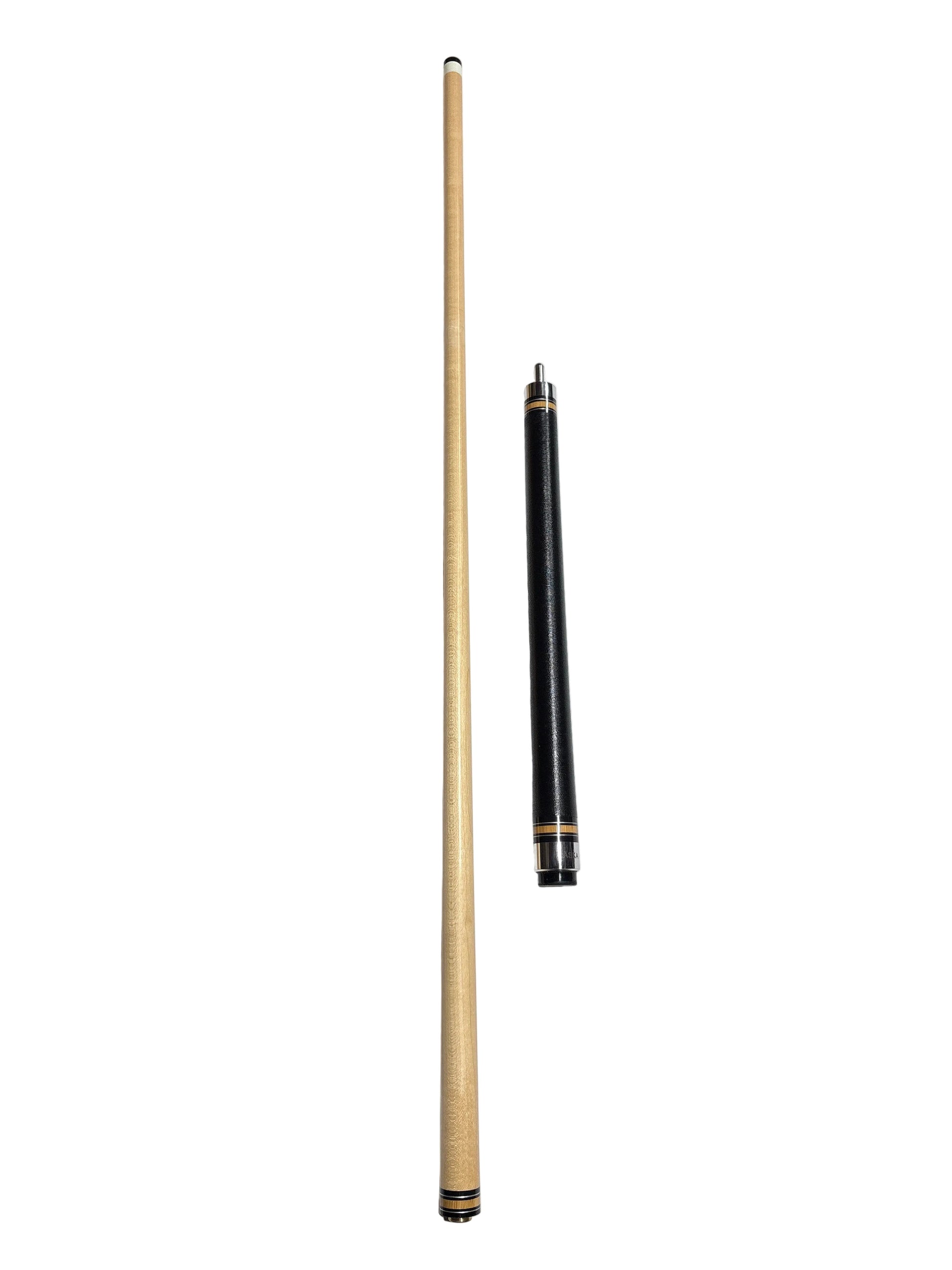 ASKA Jump Cue JC10 two pieces separated for assembly.