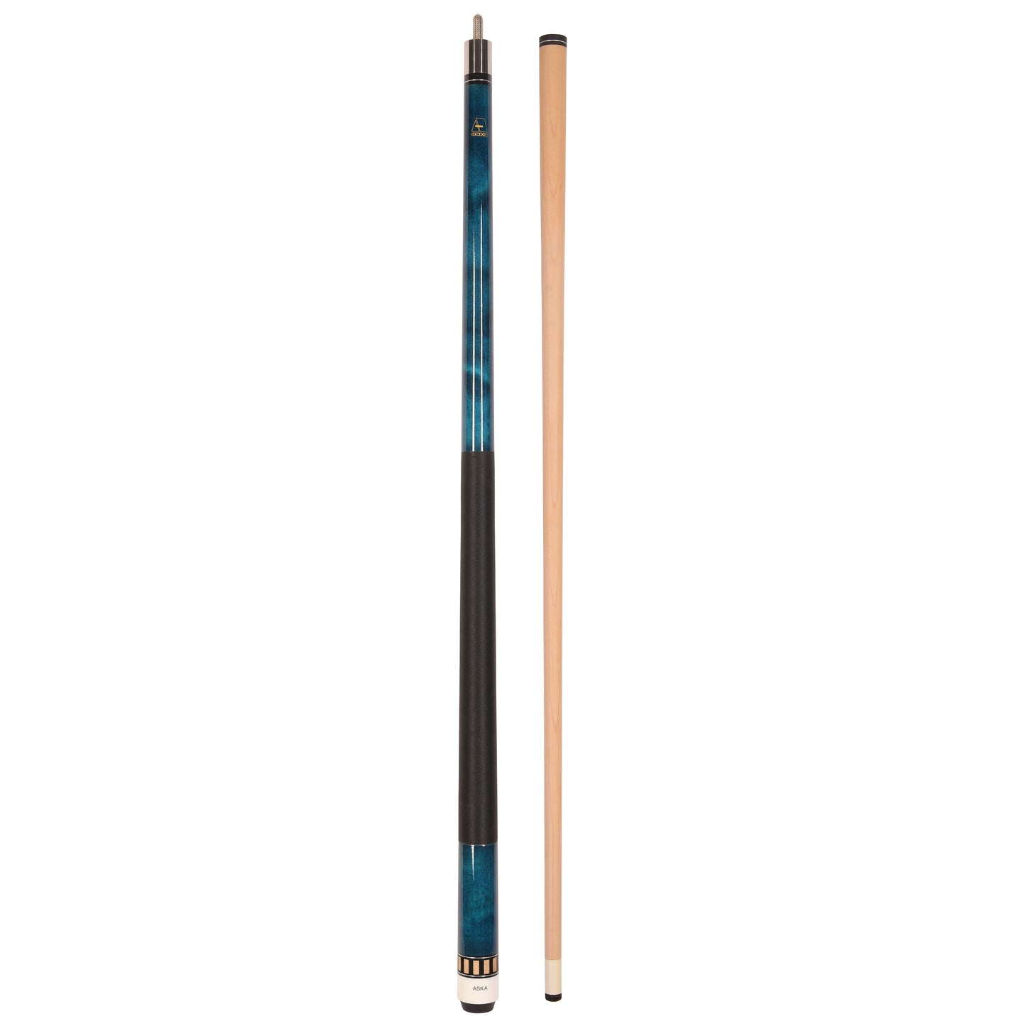 ASKA Pool Cue L25 Blue, with Dshed Ring, 58
