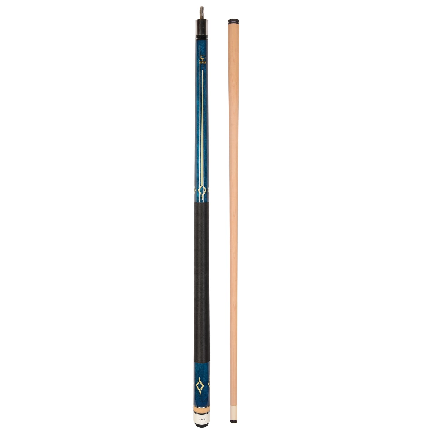 ASKA Pool Cue L7 Blue, with Decal, 58