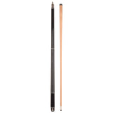 ASKA Pool Cue Stick TR Black, Maple Shaft, 5/16x18 Metal Joint, Black Irish Linen, Triple Rings, 12.75mm Tip, TRBLK