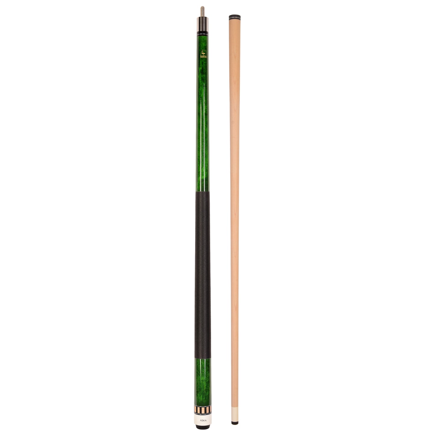 ASKA Pool Cue L25 Green, with Dshed Ring, 58