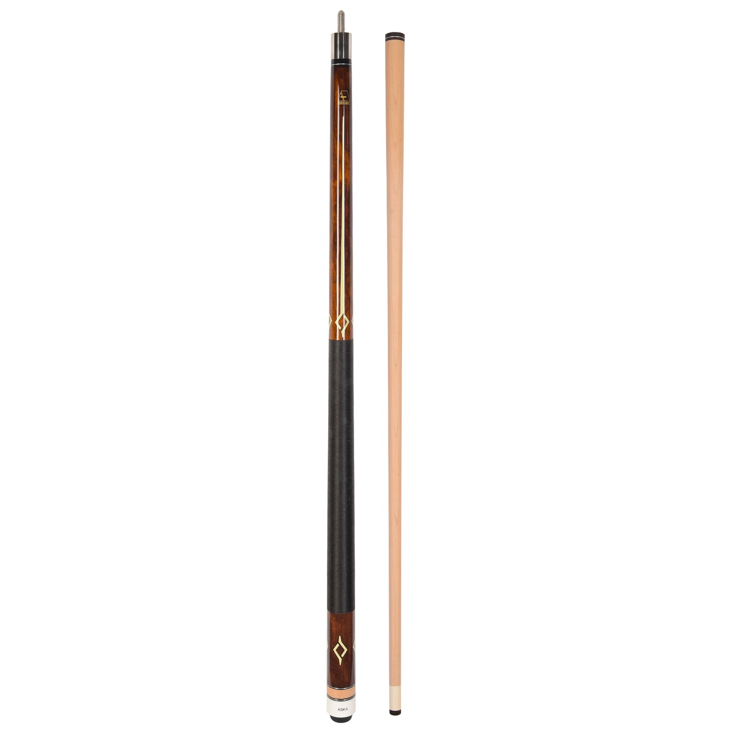 ASKA Pool Cue L7 Brown, with Decal, 58