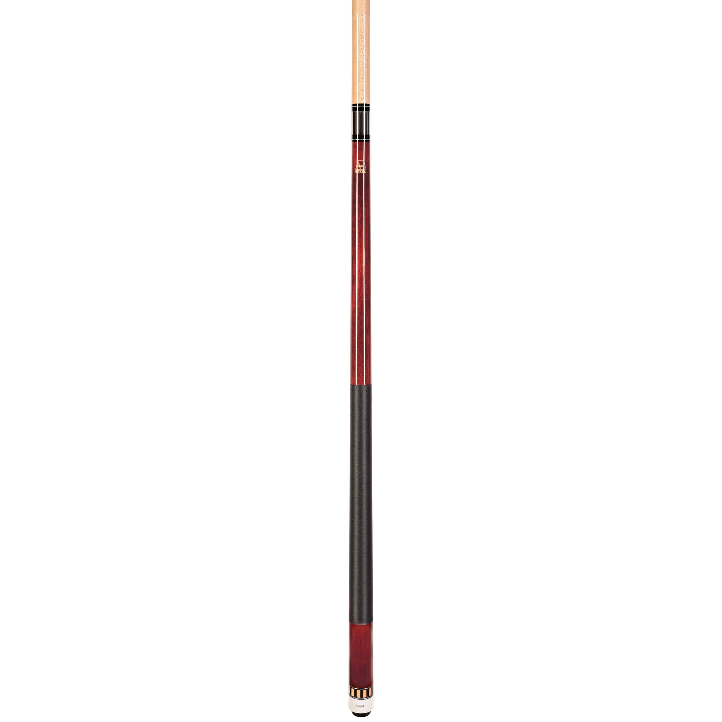 ASKA Pool Cue L25, with Dshed Ring, 58", 5/16x18 Joint, 13mm Leather Tip, L25