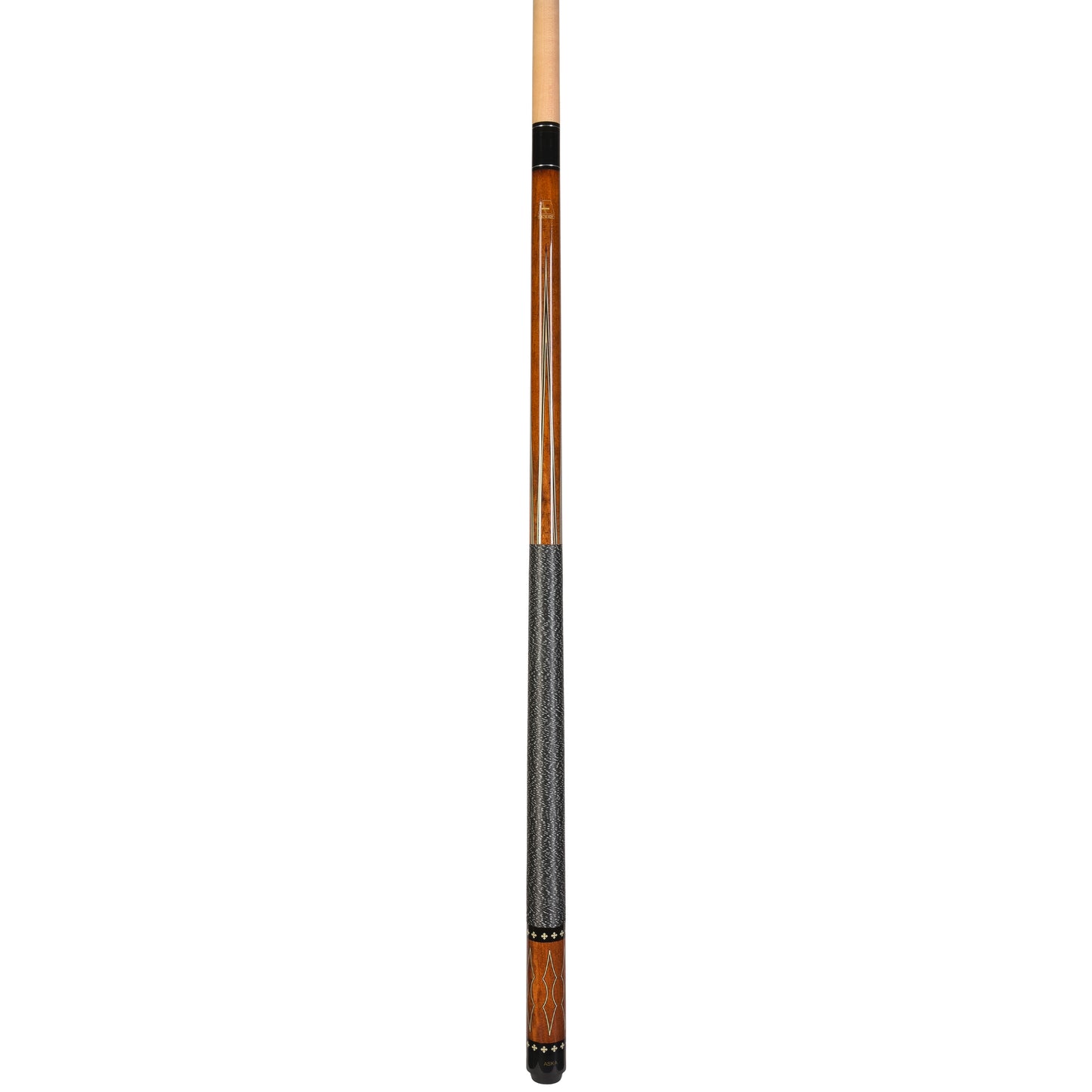 ASKA Pool Cue L22 Brown, with Decal, 58