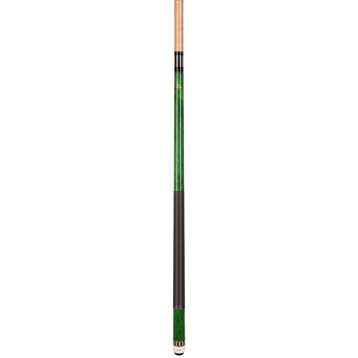 ASKA Pool Cue L25 Green, with Dshed Ring, 58