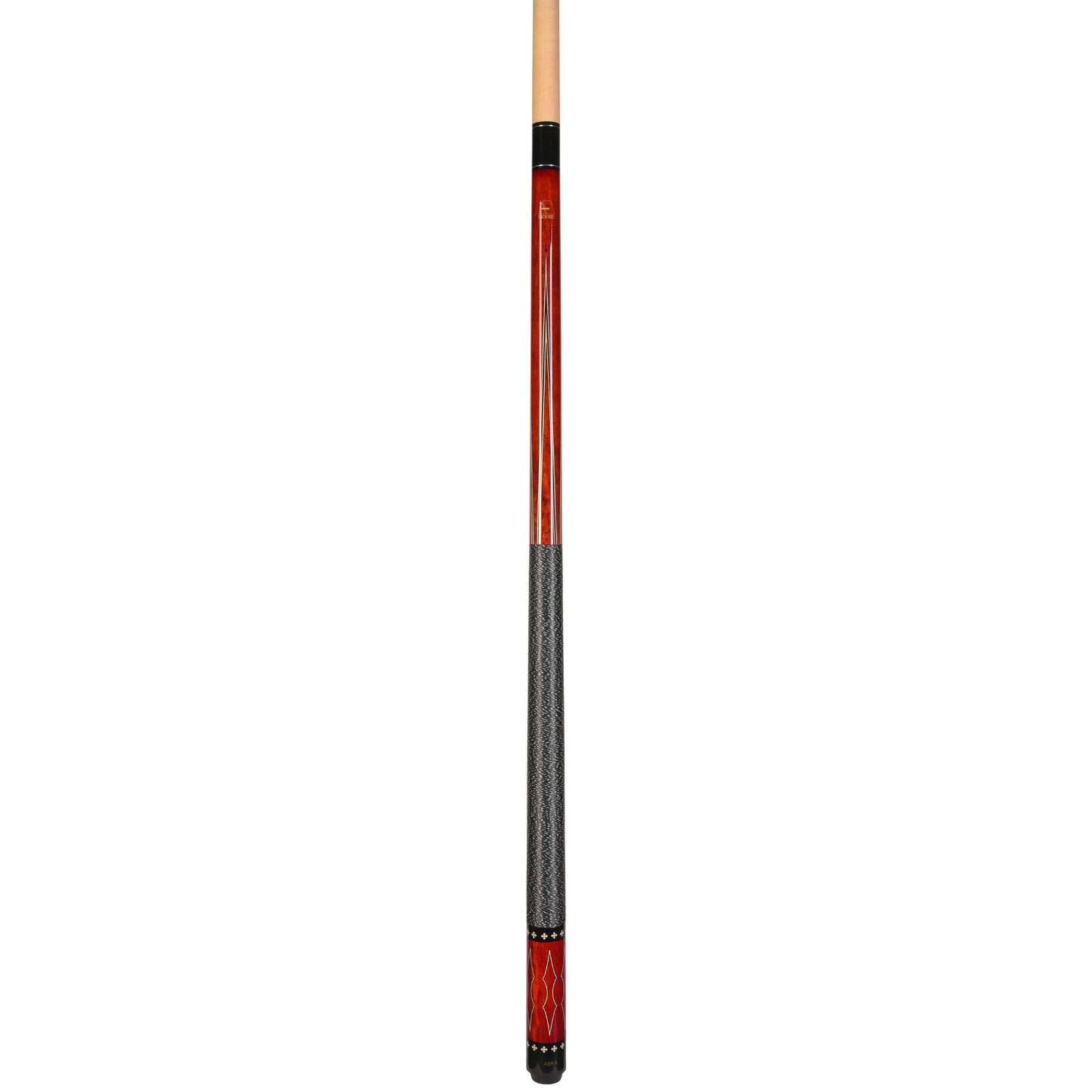 ASKA Pool Cue L22 Red, with Decal, 58