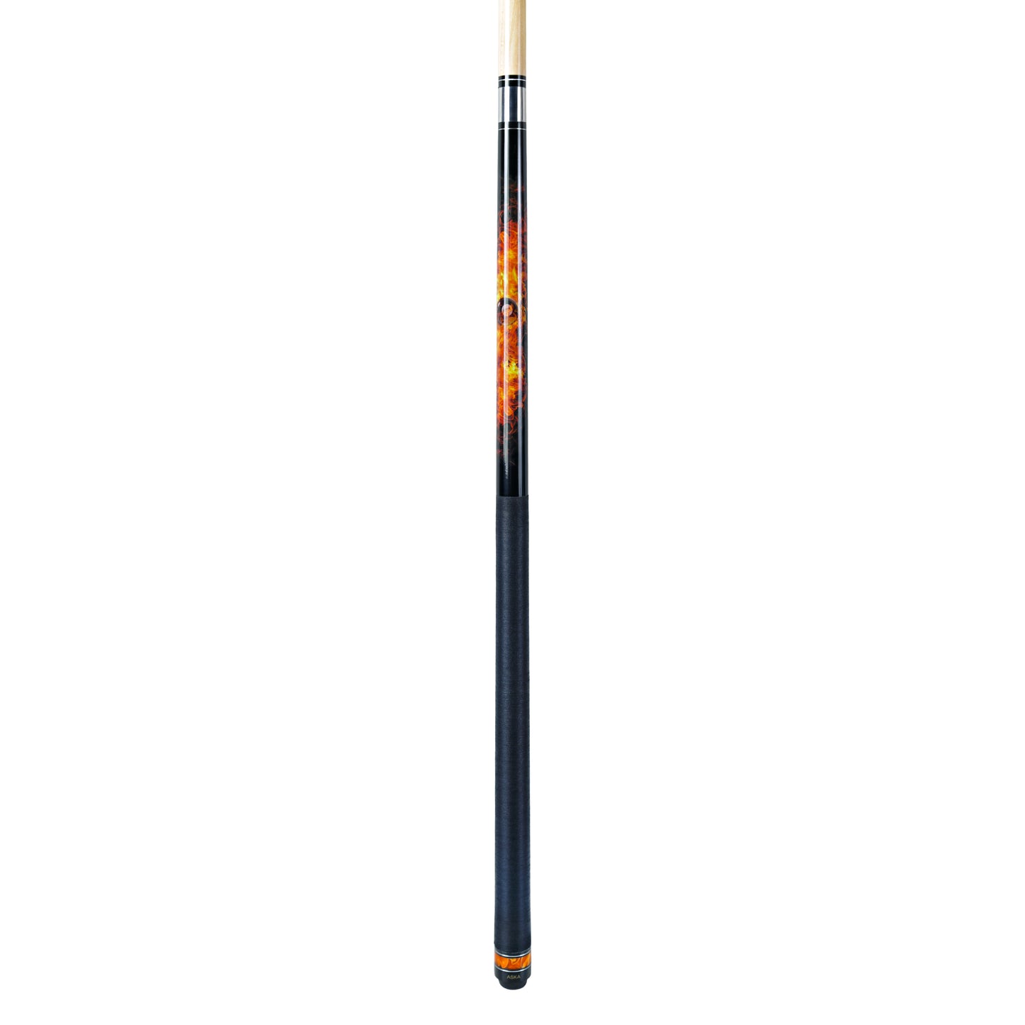 ASKA Fireball Playing Pool Cue Stick, Irish Linen, 12.75mm Layered Hard Tip, (FBPC)