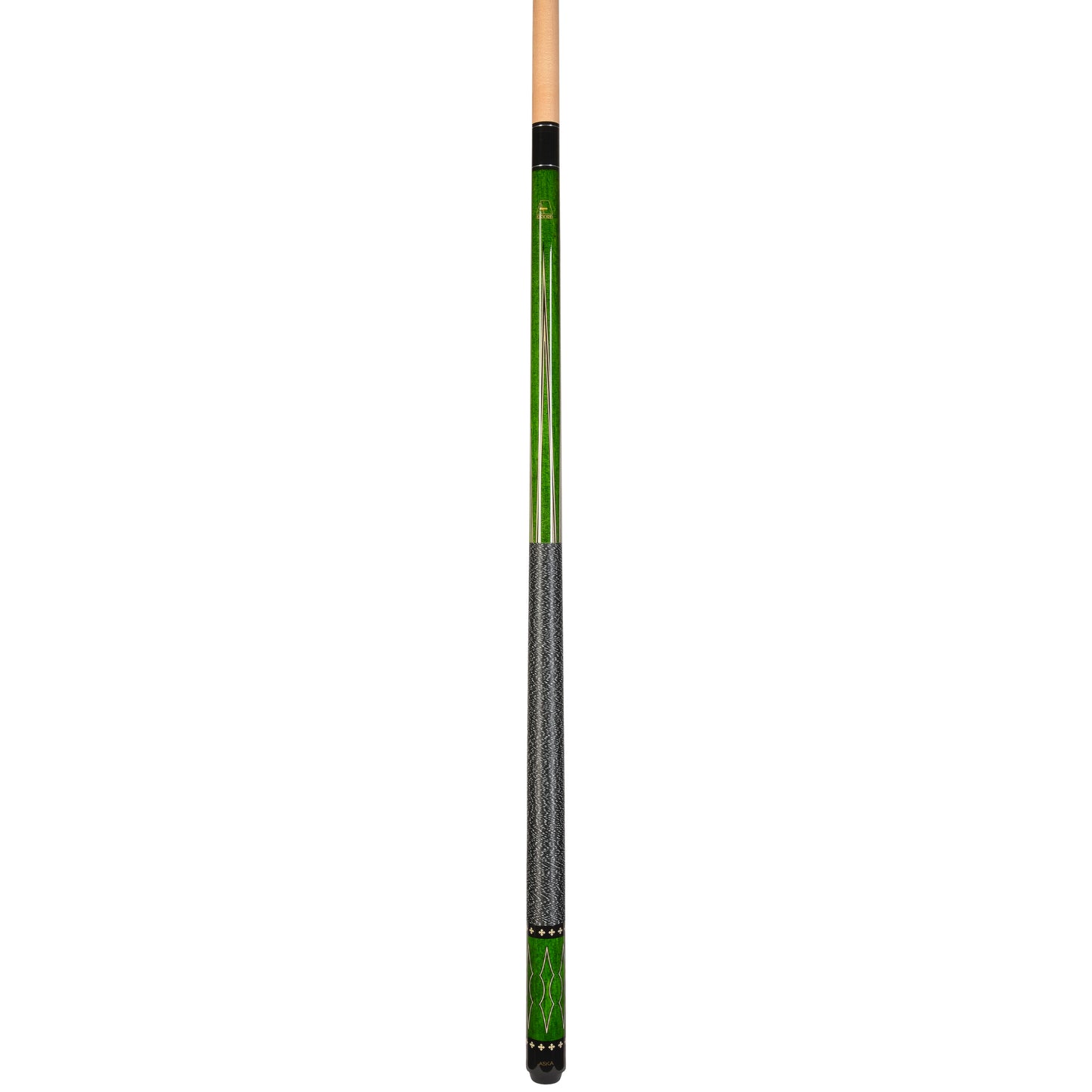 ASKA Pool Cue Green L22, with Decal, 58