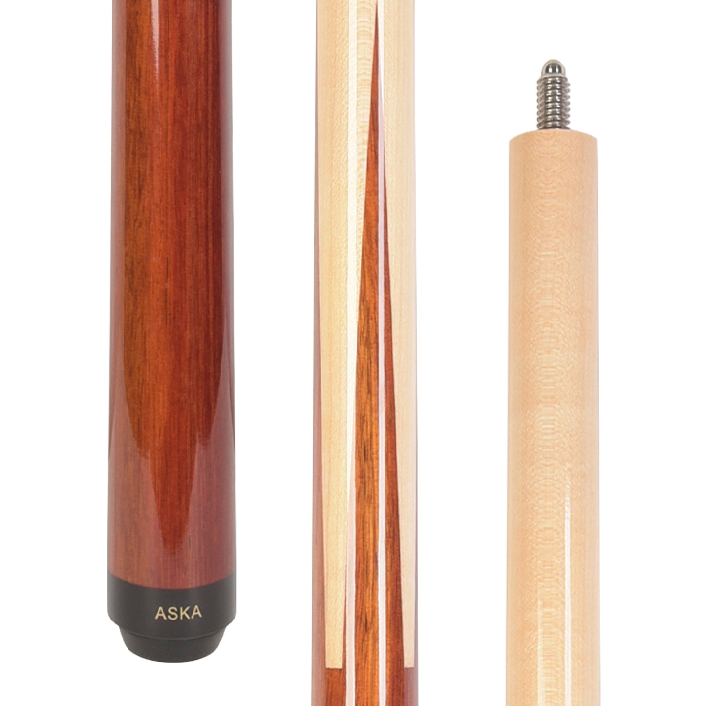 ASKA Sneaky Pete Pool Cue Butt – Rengas Spliced Maple, 5/16x18 Joint, Butt Only (SPRB)