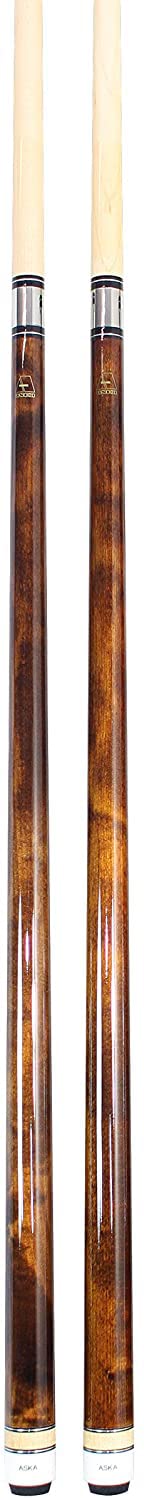 ASKA Set of 2 Pool Cue Sticks, 58